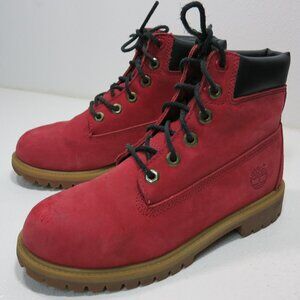 Timberland Nubuck Leather High Top Hiking Boots Boy's Footwear Shoes 5.5 M